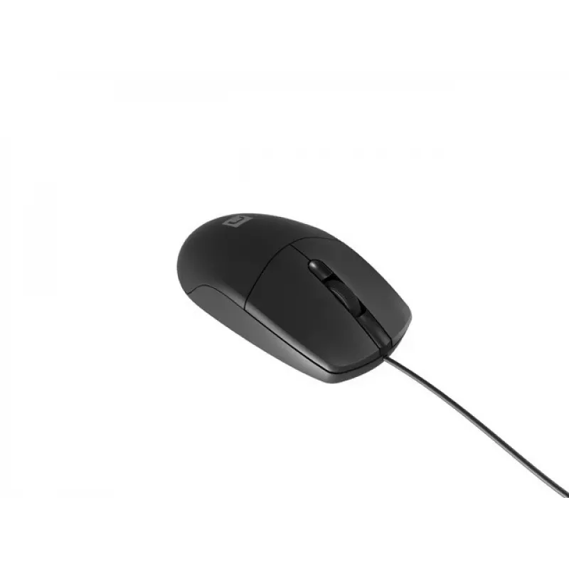 Rato de escritório com fios NATEC Ruff Plus USB Type-A, destro, 1200 DPI, 3 botões, preto