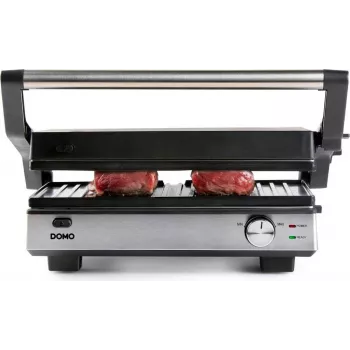 Grelhador de contacto multifunções 2-IN-1 Domo preto (DO9287G)