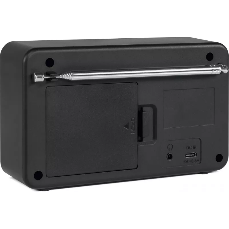 TechniSat VIOLA 200 rádio despertador digital DAB+, branco/preto