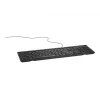 Teclado com fio de tamanho completo Dell KB216 — layout QWERTY nórdico, preto, USB
