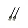 Cabo de rede RJ45 EFB-Elektronik Cat.5e SF/UTP PVC CCA preto 2m Fabricante: EFB Elektronik (K5456.2)