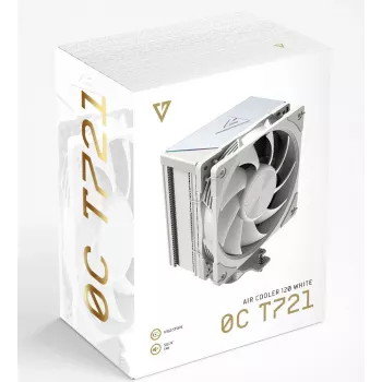 MODECOM Volcano 0C T721 dissipador de CPU por ar 12 cm branco