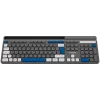Teclado sem fios CANYON HKB-W03 cinzento – design compacto, alimentado por pilhas AAA, modelo CNS-HKBW03DG