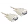 Cabo serial DeLOCK 84250 cinzento 5m Sub-D9