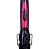 Modelador de caracóis Esperanza PENELOPE – bastão de cerâmica reto de 32 mm, máx. 180 °C, 45 W, 230 V, cabo de 1,7 m, preto/rosa