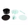 Conjunto de acessórios Jata JESA2090 preto menta forma de silicone para muffins