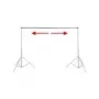 Vara telescópica para fundo Walimex Pro 225–400 cm, até 6 kg, ligação de encaixe