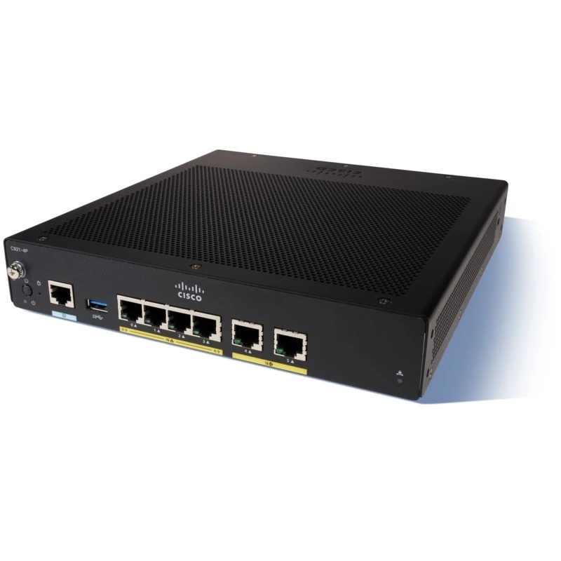 Router com fios Cisco C927-4P Gigabit Ethernet preto