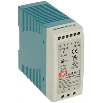Fonte de alimentação para calha DIN MDR-60-48 1,25A PULSAR