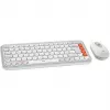 Logitech POP Icon Combo Bluetooth QWERTZ Suíço Laranja Branco Rato
