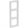 Busch-Jaeger future linear 1723-184K Moldura de 3 módulos, branco estúdio