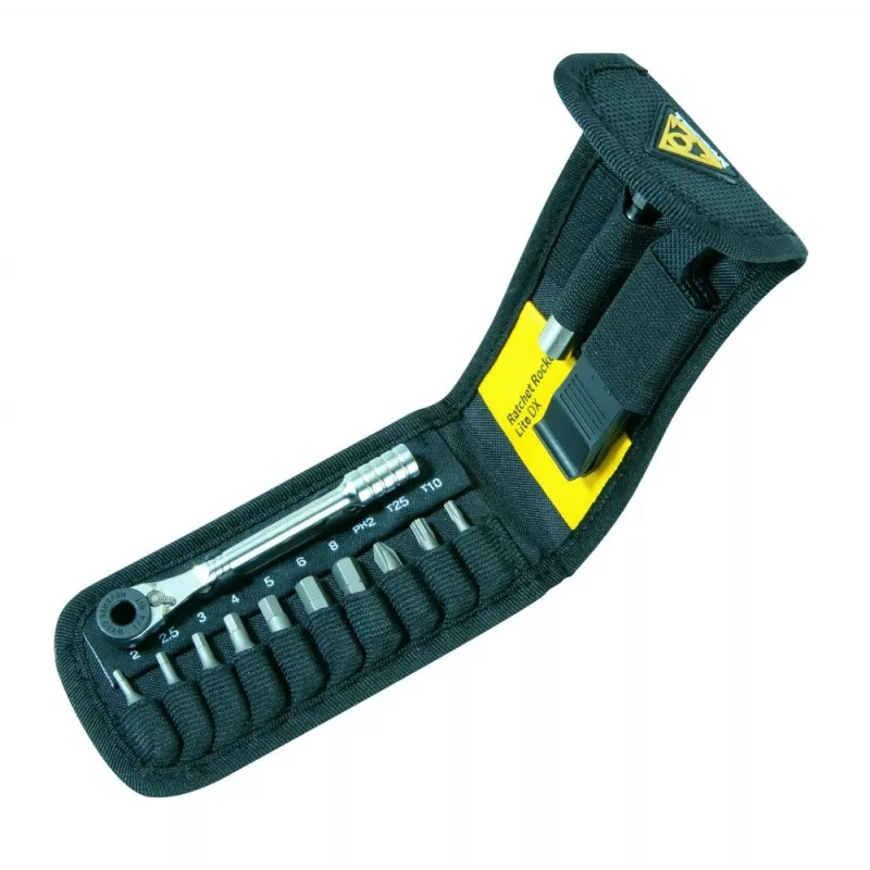 Conjunto de chaves TOPEAK Ratchet Rocket Lite DX, multiferramenta de catraca compacta (T-TT2524)