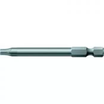 Bit de chave de fendas Wera Tieflochbit 70 mm T40 6,3 mm 1/4 polegadas sextavado