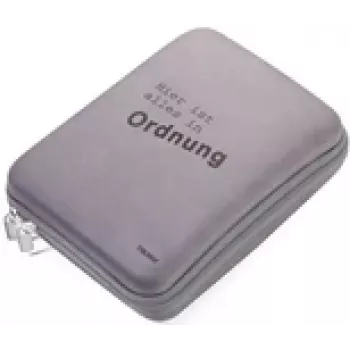 Estojo organizador TROIKA CBO10/GB design compacto material durável
