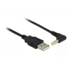 Cabo de alimentação DeLOCK 85544 USB A 1,5 m preto