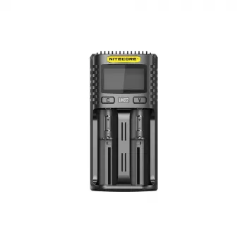 Carregador de baterias Nitecore UMS2 pilha doméstica DC iões de lítio níquel-cádmio