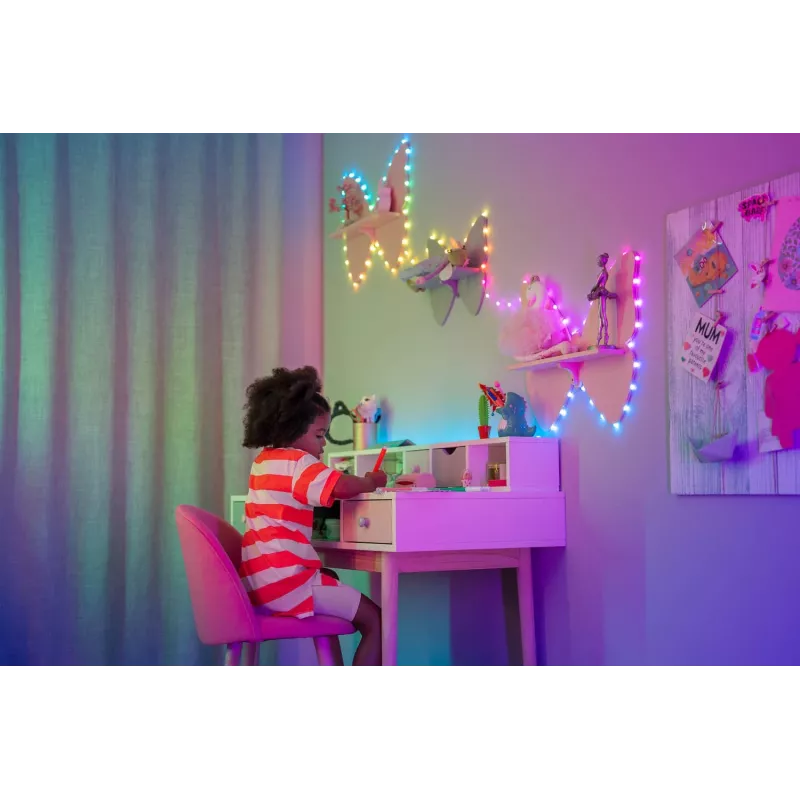 Luzes de árvore de Natal LED Twinkly Candies TWKH200RGB-G 6 m 200 luzes
