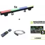 EUROLITE conjunto 5x LED PT-100/32 Pixel DMX Tube com software Madrix
