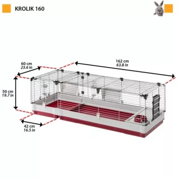 FERPLAST Krolik 160 - Gaiola