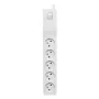 Proteção contra sobretensão LESTAR ZX 510 G-A K.:SZ 1.5M branco 5 tomadas AC