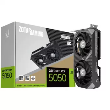ZOTAC GAMING GeForce RTX 5050 Twin Edge OC 8GB GDDR6 Placa gráfica