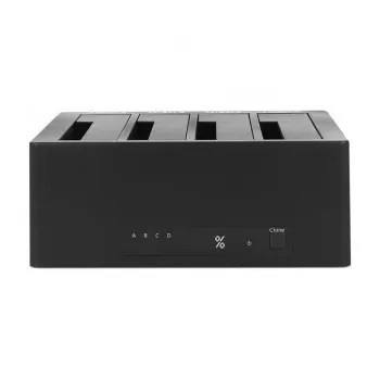 Docking station USB 3.0 Delock para 4 x SATA HDD / SSD com função de clonagem (64063)