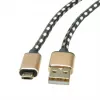 Cabo USB ROLINE 11.02.8820 1,8 m USB 2.0 USB-C Micro-USB B preto - dourado (11.02.8820)