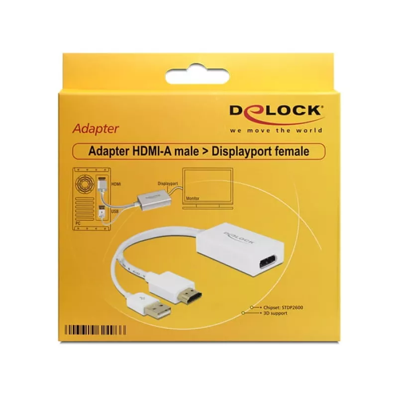 Adaptador de cabo de vídeo DeLOCK 62496