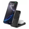 Belkin UltraCharge suporte de carregamento sem fios dobrável 2 em 1 Qi2 de 25 W, preto (WIZ038KQBK)