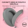 Razer Kraken Kitty V2 RZ04-04730200-R3M1 auscultadores gaming com fio, USB-A, microfone, drivers de 40 mm, Quartz Pink