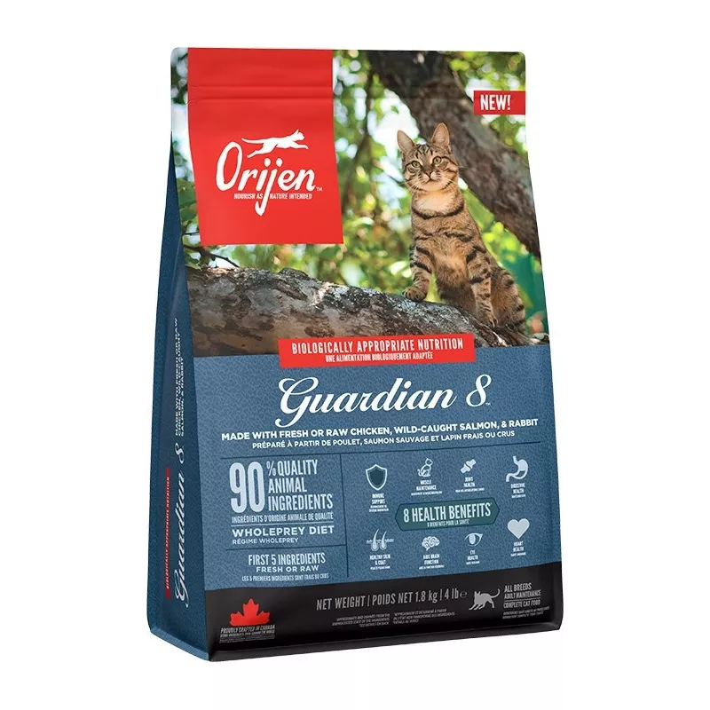 ORIJEN Guardian 8 - comida seca para gatos - 1,8 kg