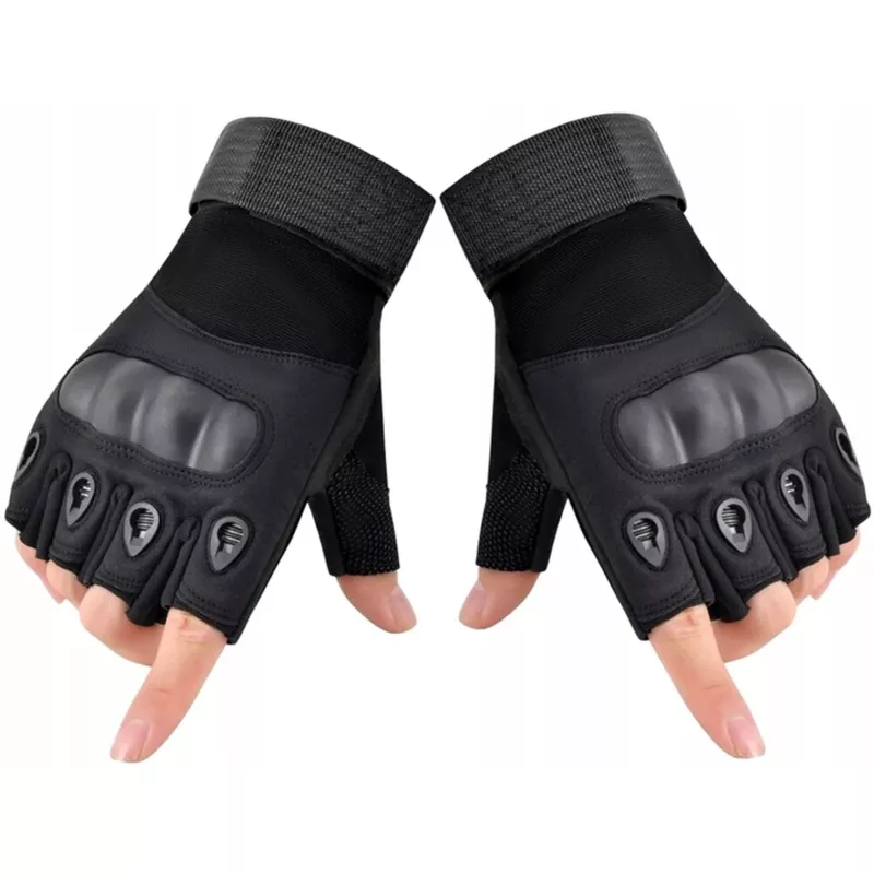 Luvas táticas de combate sem dedos Extralink Military Survival tamanho L mil-693