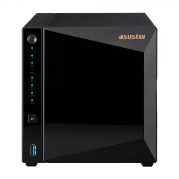Asustor DRIVESTOR 4 Pro Gen2 AS3304T V2 NAS Realtek RTD1619B 2 GB DDR4 ADM preto