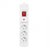Régua de tomadas ARMAC MULTI M3 PROTECTING POWER STRIP, 3 tomadas, cabo de 3 m, cinzenta