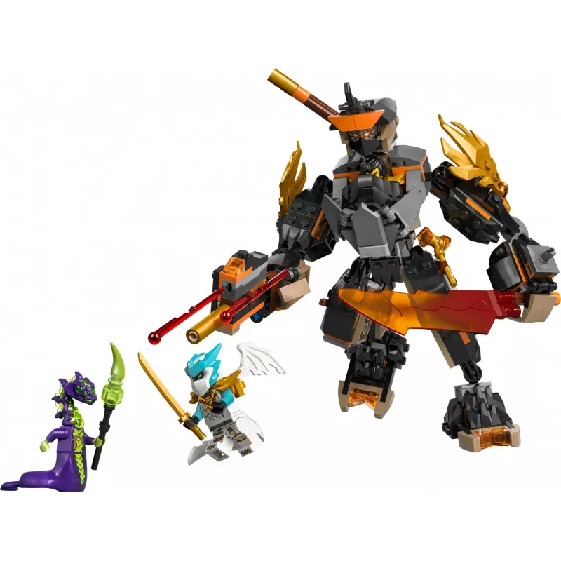 LEGO NINJAGO 71854 Mech de combate do Cole e dragão do Zane