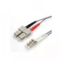 Cabo de patch de fibra ótica ROLINE OM4 50/125µm LC/SC 10m