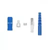 Conector de fibra ótica SC/PC Qoltec 54430 Monomodo Azul Prateado Branco