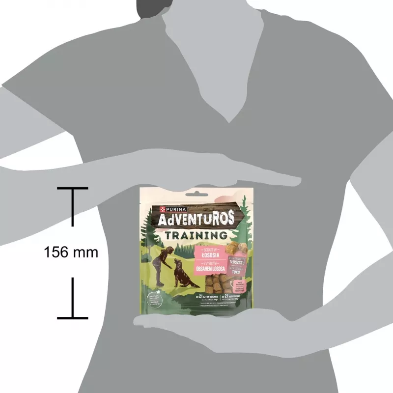 PURINA Adventuros Training Salmão - guloseimas para cães - 40 g