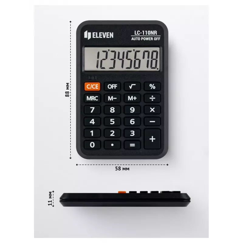 Calculadora de bolso Eleven LC-110NR (EU)