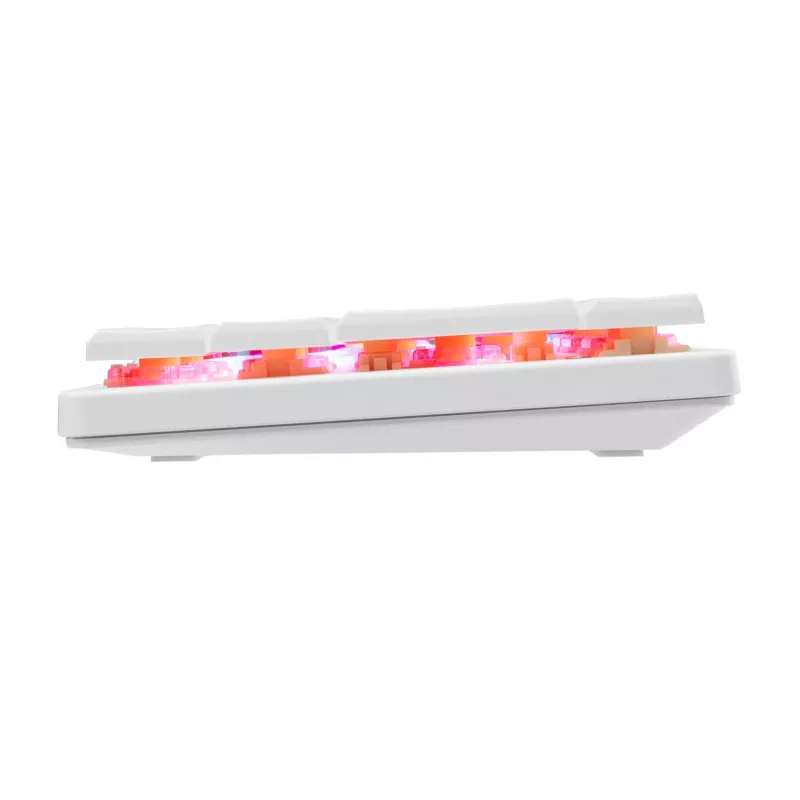 Teclado mecânico White Shark Nagamaki GK-006211 — layout compacto, interruptores mecânicos Red, caixa branca