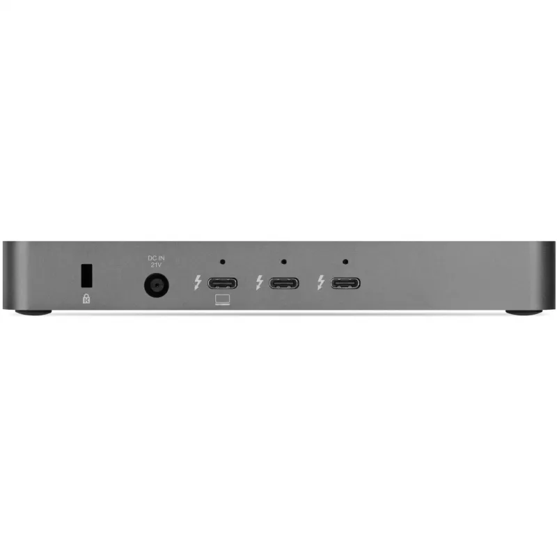 Thunderbolt 5 Hub, docking station cinzento/preto, Thunderbolt 5, USB-A