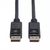 ROLINE - Cabo DisplayPort - DisplayPort (M) para DisplayPort (M) - 1 m - Preto (11.04.5761)
