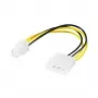 Cabo de alimentação interno para PC Wentronic Goobay, 0,16 m - ficha 5,25 > ficha P4 (51362)