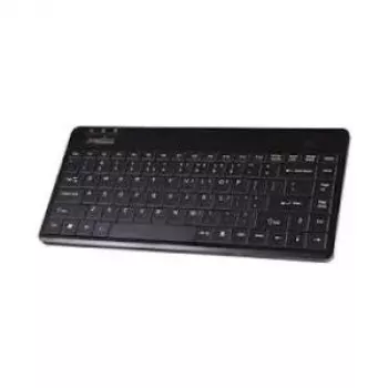 Perixx PERIBOARD-409 U, DE, teclado mini USB, preto