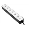 Extensão elétrica TRACER Zebra 1,5 m 6 tomadas