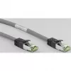 Cabo de rede Goobay CAT 8.1, S/FTP (PiMF), cinzento, 0,5 m - LSZH sem halogéneos, cobre AWG 24 (55135)