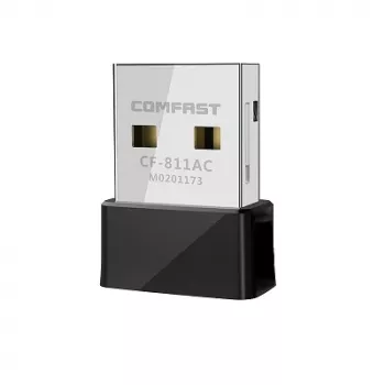 Adaptador USB Wi-Fi Comfast CF-811AC – dupla banda 2,4 GHz/5 GHz, até 650 Mbit/s