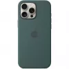 Capa de silicone com MagSafe para iPhone 16 Pro Max - Verde-mar