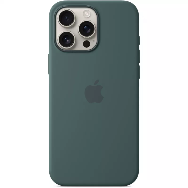 Capa de silicone com MagSafe para iPhone 16 Pro Max - Verde-mar