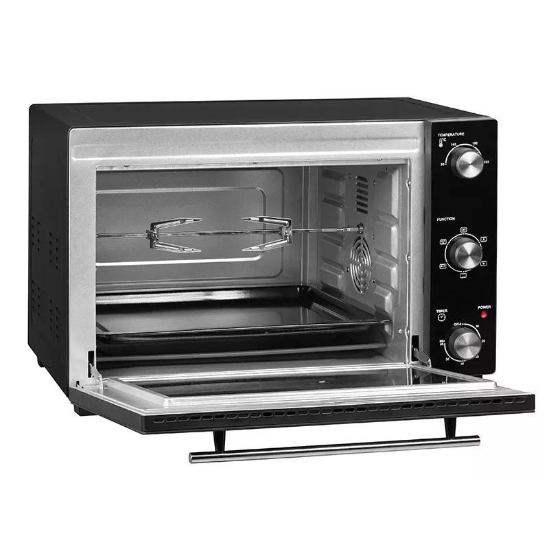 LAFE HeatMaster PIW-005 Forno elétrico, 48 L, 1800 W, convecção, espeto rotativo